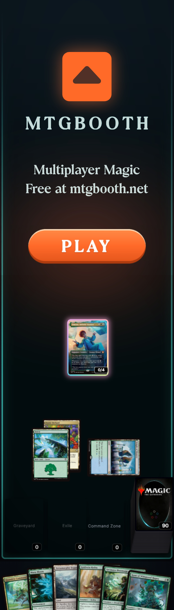 MTGBooth — multiplayer Magic, free at mtgbooth.net